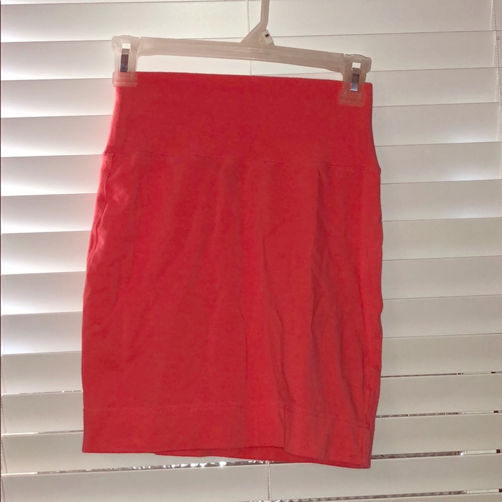 Salmon Pencil Skirt